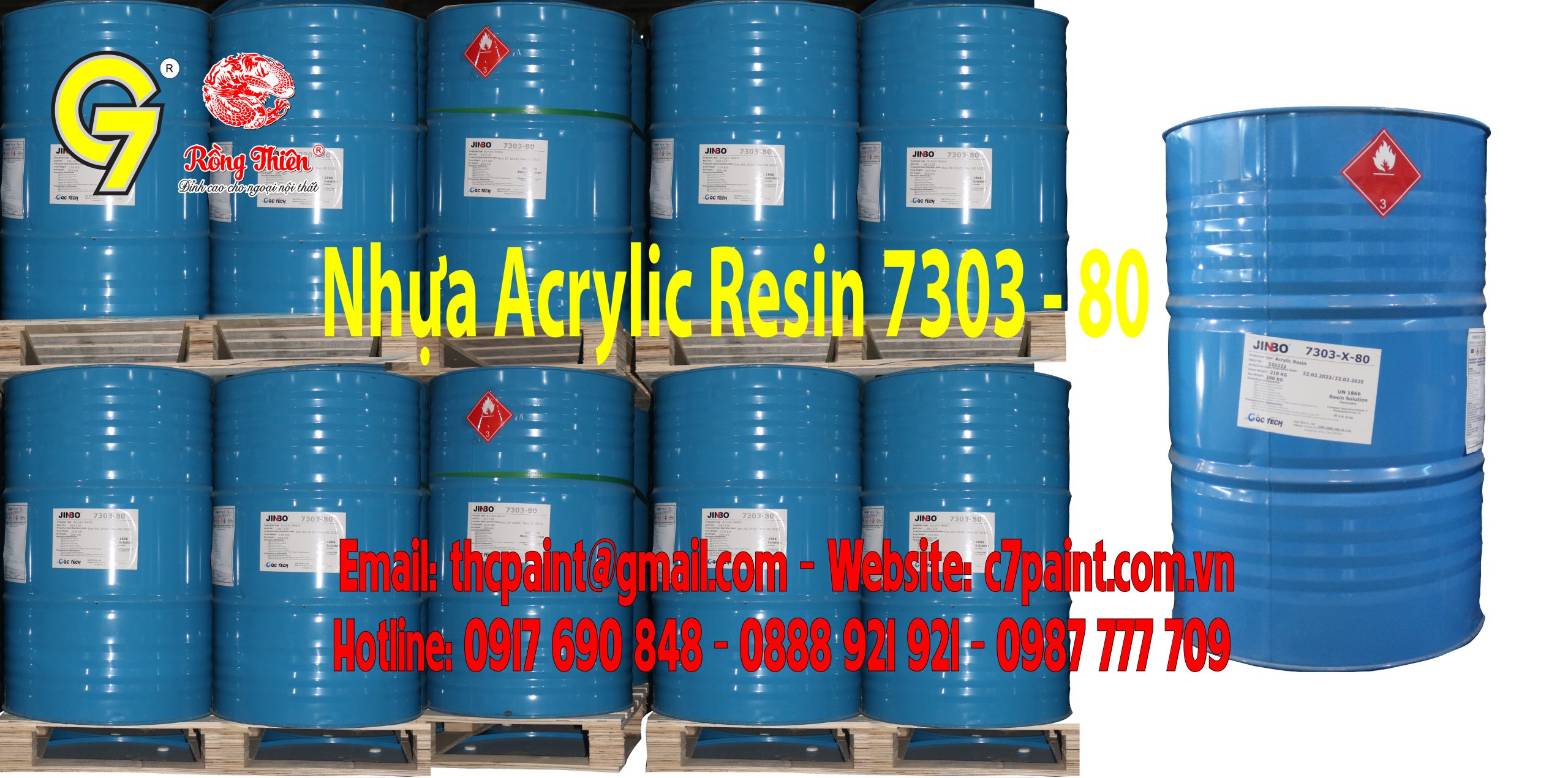 Nhựa Acrylic Resin 7303 – 80